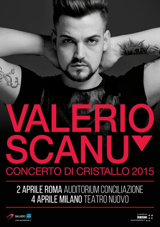 Valerio Scanu, "Concerto di cristallo" è il suo tour teatrale [BIGLIETTI]