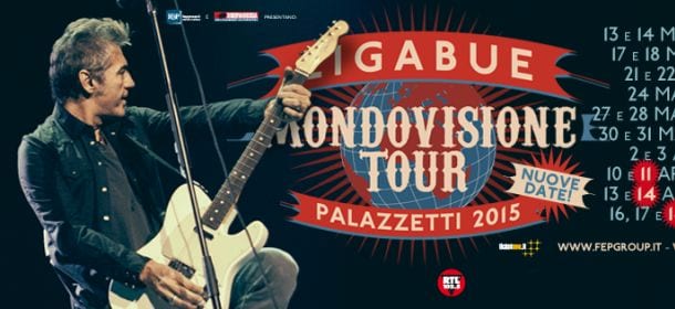 Ligabue, Mondovisione Tour: tre nuove date, a Roma fa il "tris". Calendario definitivo