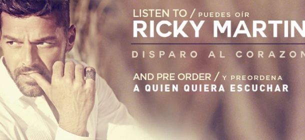 Ricky Martin, il nuovo singolo è una celebrazione del vero amore