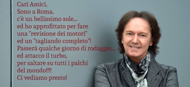 Paura per Red Canzian: impegni sospesi per problemi di salute, ma lui tranquillizza i fan