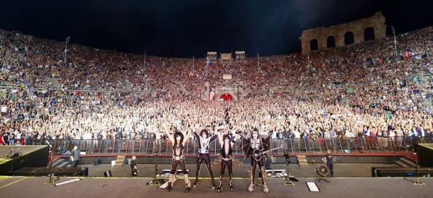 I Kiss all'Arena di Verona: tripudio dei fan per celebrare il rock senza tempo [VIDEO/FOTO]