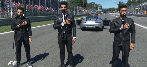 Il Volo, Inno di Mameli al GP di Monza: "Una responsabilità, ma anche tanto orgoglio" [VIDEO]