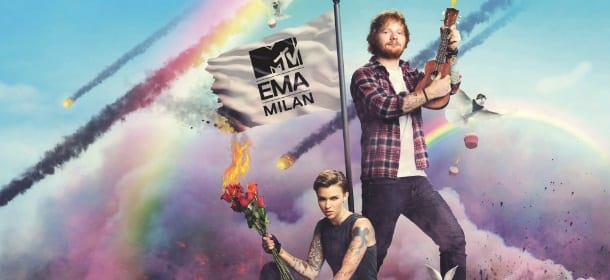 Mtv Ema 2015: Ed Sheeran conduce con Ruby Rose