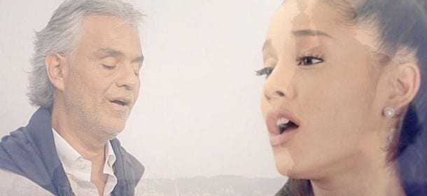 "E Più Ti Penso", Andrea Bocelli e Ariana Grande tra Roma e Tokyo nel video ufficiale