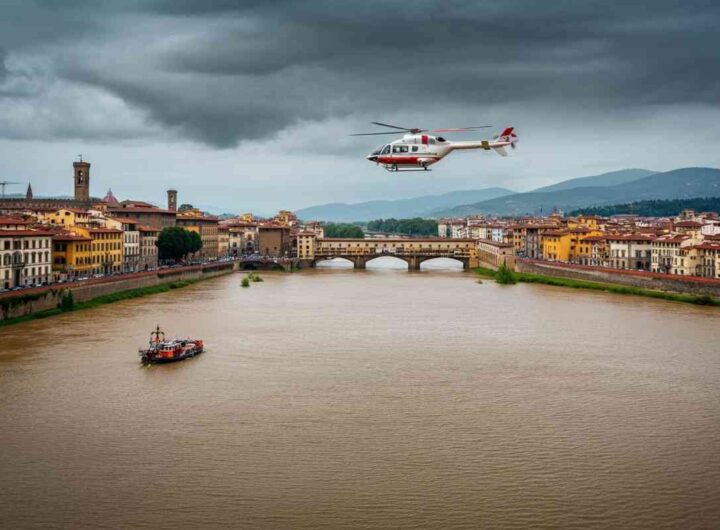 Arno in calo a Firenze: Pisa affronta un nuovo picco di piena